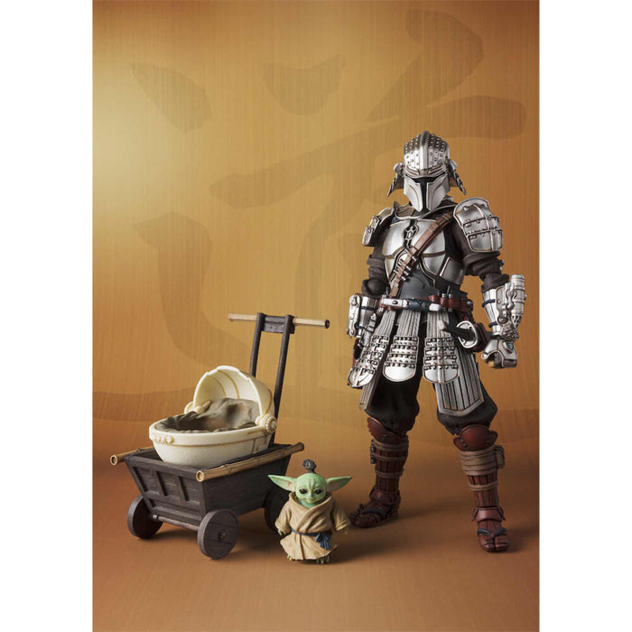 Star Wars Ronin Mandalorian Beskar Armor & Grogu figure 18cm-1