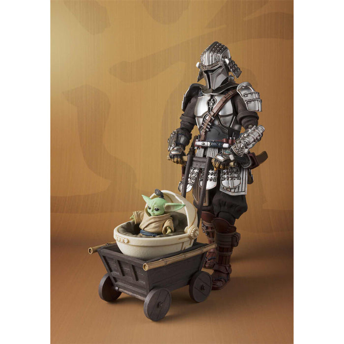 Star Wars Ronin Mandalorian Beskar Armor & Grogu figure 18cm-3
