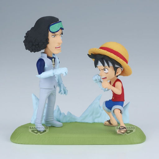 One Piece World Collectable Figure Log Stories Monkey D. Luffy vs Kuzan 9cm-0