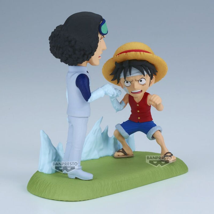 One Piece World Collectable Figure Log Stories Monkey D. Luffy vs Kuzan 9cm-1