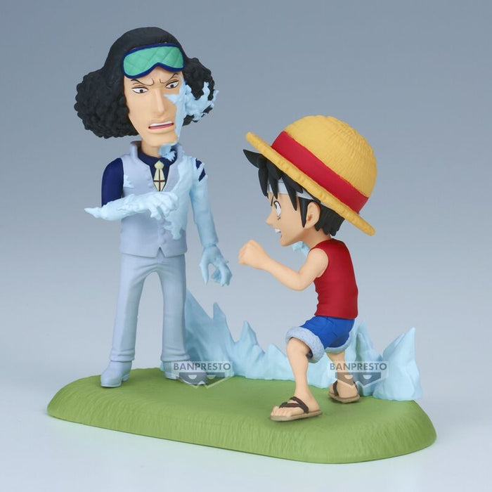 One Piece World Collectable Figure Log Stories Monkey D. Luffy vs Kuzan 9cm-2