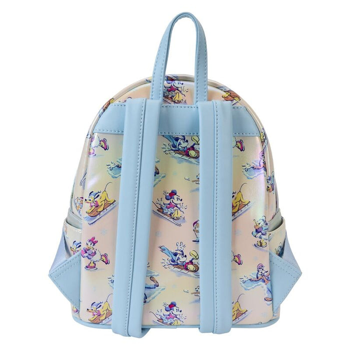 Loungefly Disney Mickey and Friends Winter Wonderland backpack + headband set 26cm-4