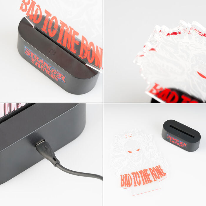 Stranger Things Bad To the Bone Led lamp-7