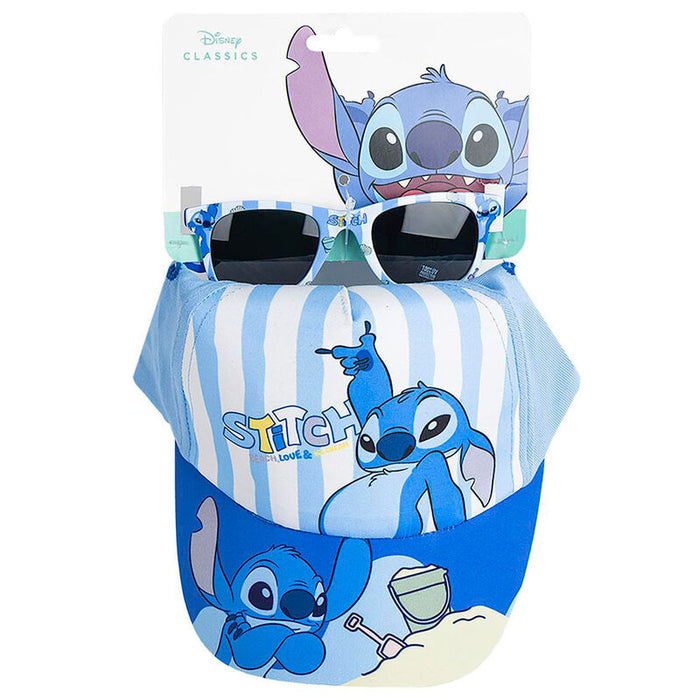 Disney Stitch set cap + sunglasses-1