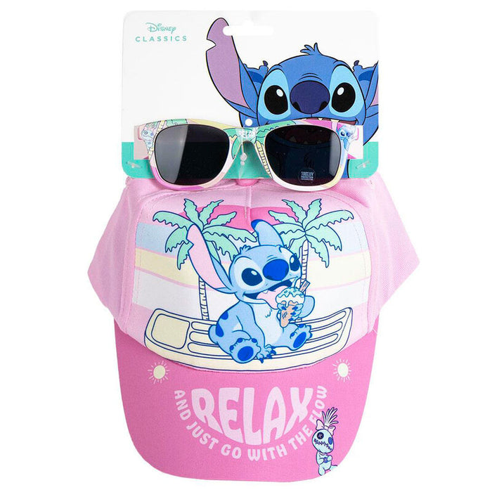 Disney Stitch set cap + sunglasses-1