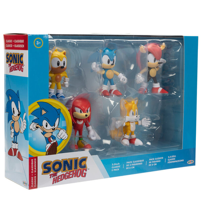 Sonic the Hedgehog pack 5 figures 6cm-4