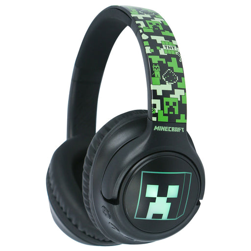 Minecraft wireless LED headphones-1