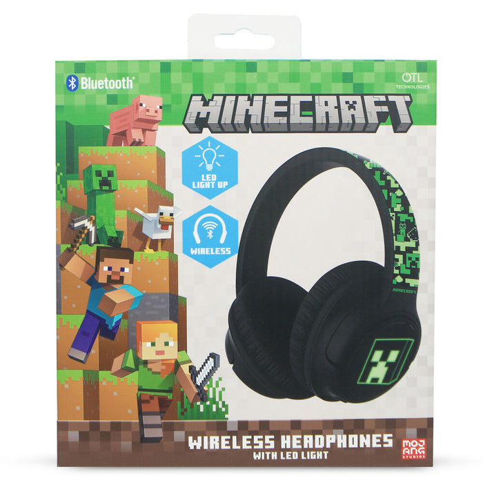 Minecraft wireless LED headphones-2