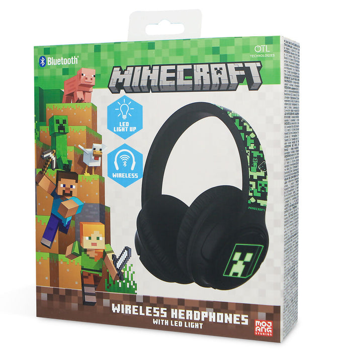 Minecraft wireless LED headphones-3