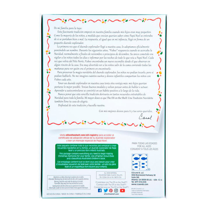 Spanish The Elf On the Shelf Story + Doll set-4
