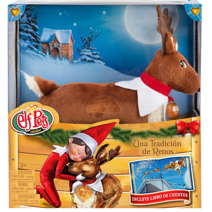 Spanish Elf Pets Story + plush toy Reindeer set-2