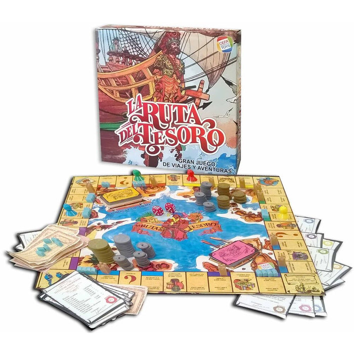 Spanish The Treasure Trail board game-1