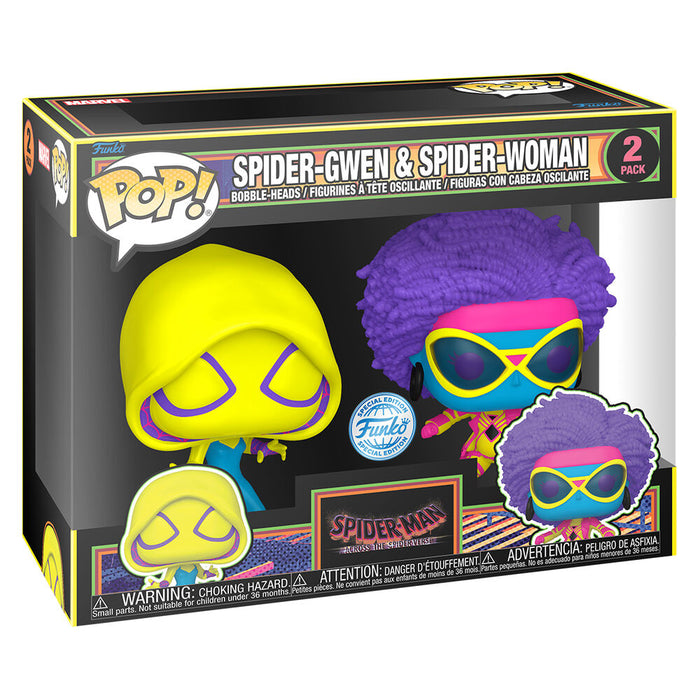 POP pack 2 figures Spider-Man Spider-Gwen & Spider-Woman Exclusive-1