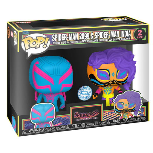 POP pack 2 figures Spider-Man - Spider-Man 2099 & Spider-Man India Exclusive-0