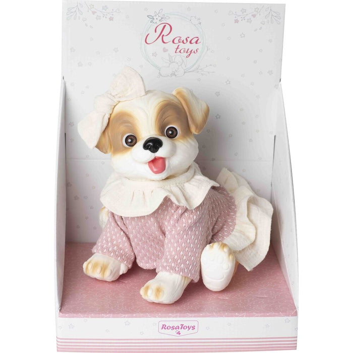Baby doll reborn puppy wool dress doll-3