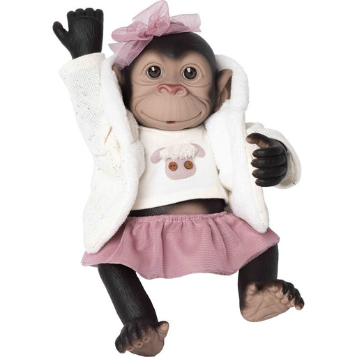 Baby doll reborn monkey  hood and skirt-1