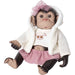 Baby doll reborn monkey  hood and skirt-2