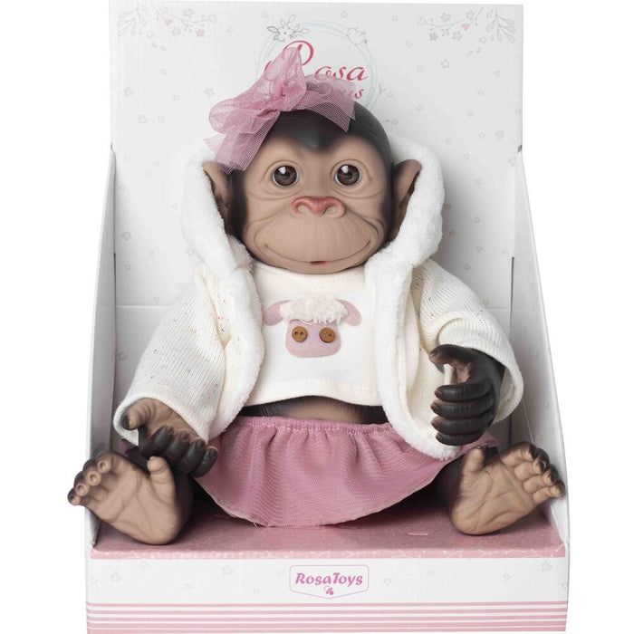 Baby doll reborn monkey  hood and skirt-3