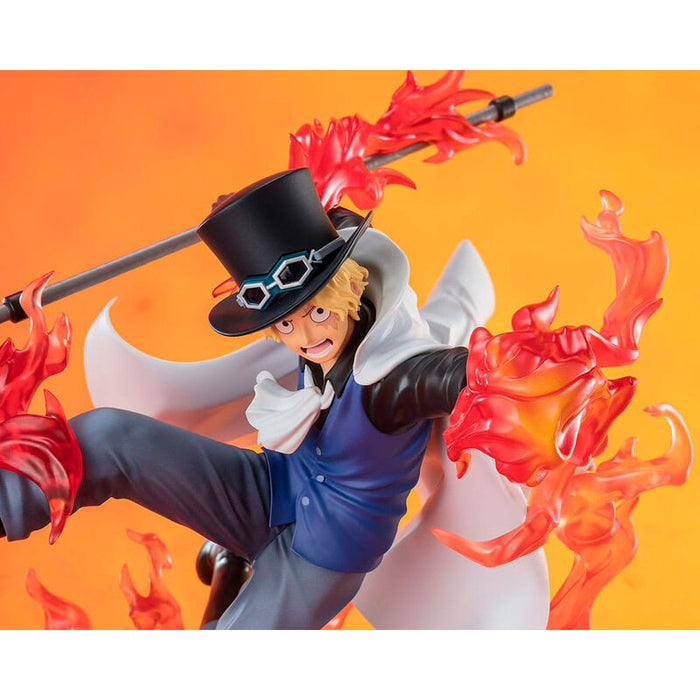 One Piece Sabo Fire Fits Rook Check Figuarts Zero Extra Battle figure 19cm-1