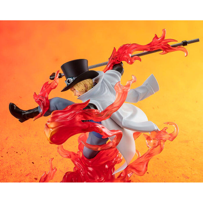 One Piece Sabo Fire Fits Rook Check Figuarts Zero Extra Battle figure 19cm-2