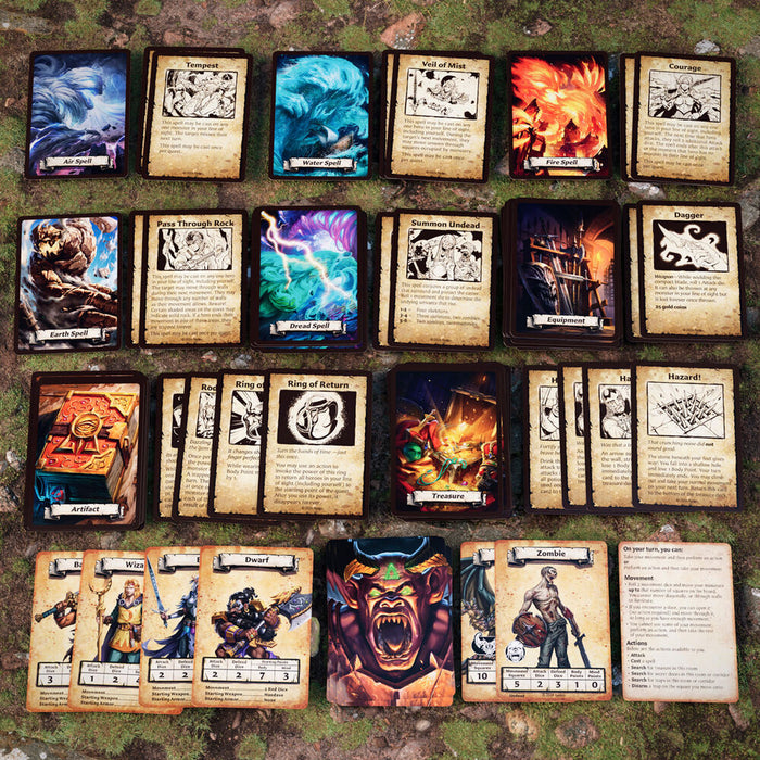 Spanish Hero Quest First Light board game-15