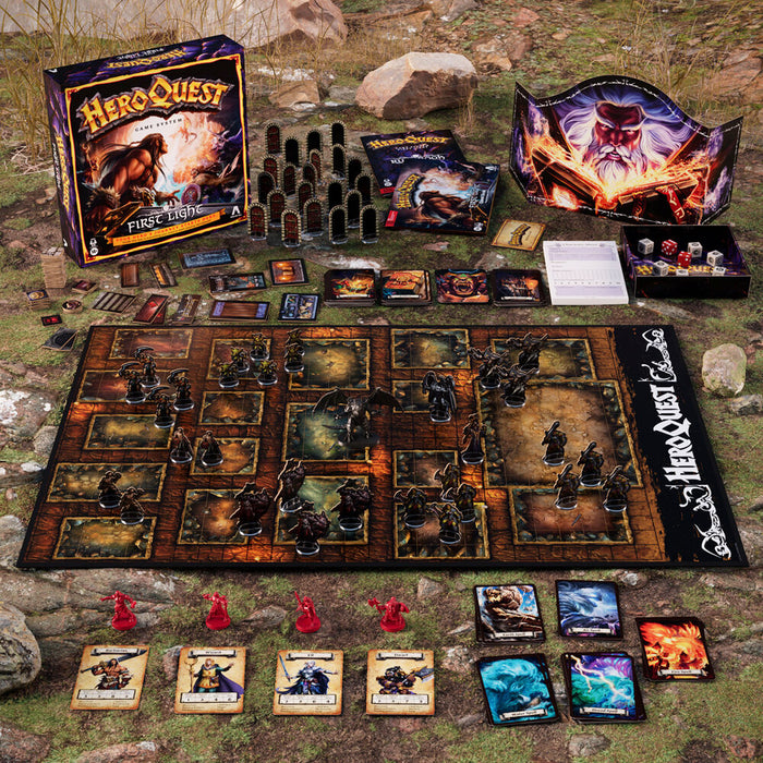 Spanish Hero Quest First Light board game-17