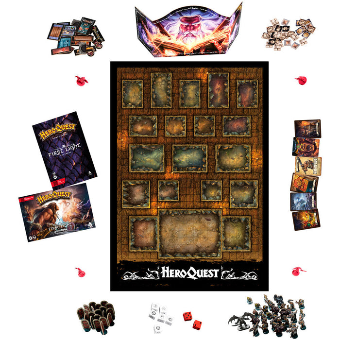 Spanish Hero Quest First Light board game-7