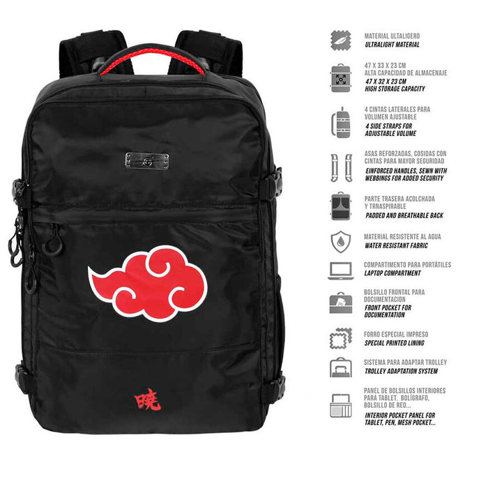 Naruto Shippuden Clouds backpack 49cm-2