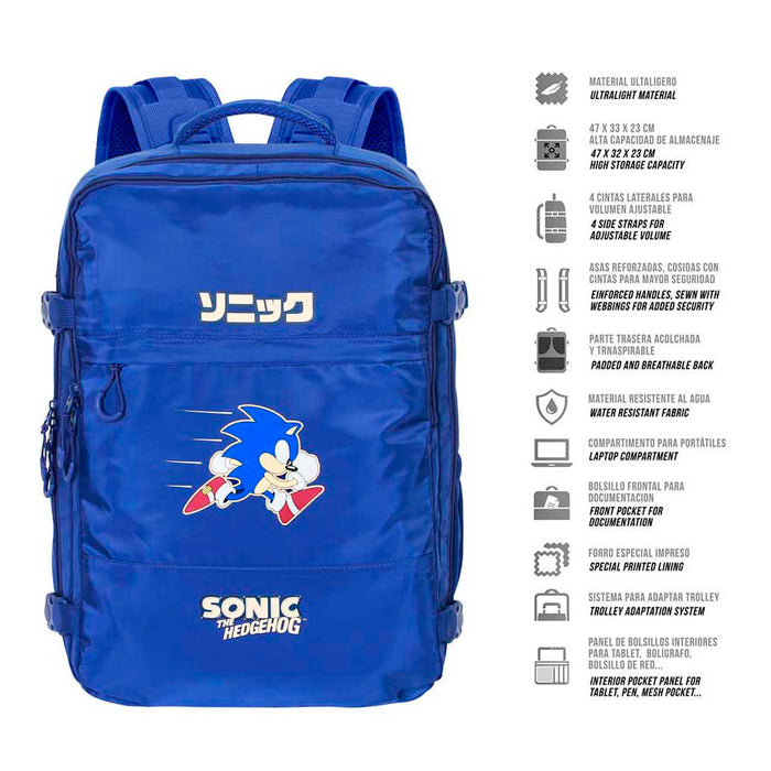 Sonic the Hedgehog backpack 49cm-1