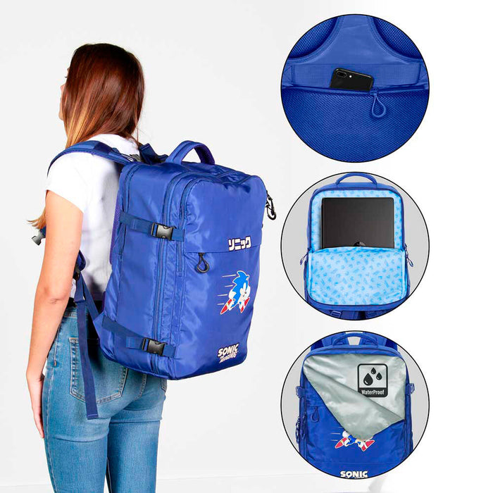 Sonic the Hedgehog backpack 49cm-3