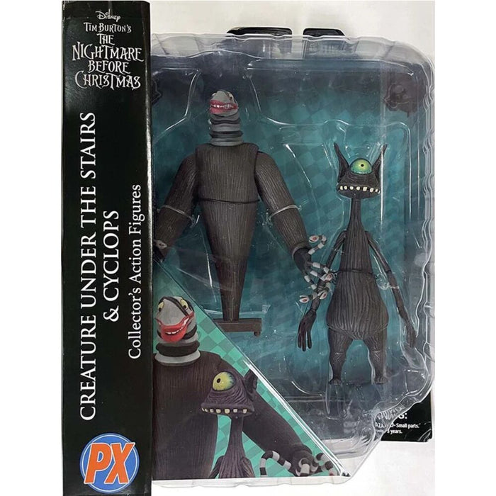 Nightmare Before Christmas Creature under the Stairs And Cyclops pack figure 18cm-1