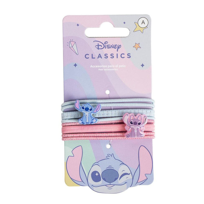 Disney Angel & Stitch set 8 scrunchies-1