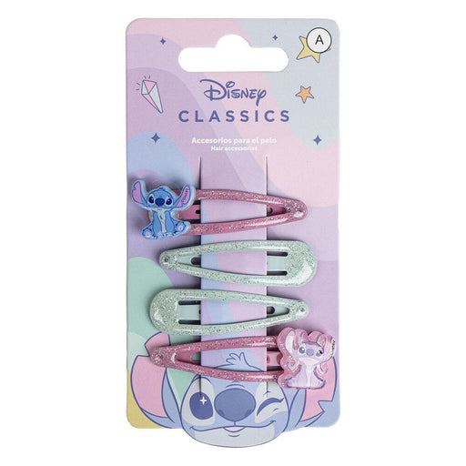Disney Angel & Stitch blister pack 4 hairpins-1