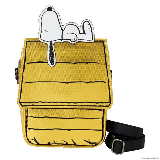 Loungefly Peanuts 75th Anniversary Snoopy Sleeping Doghouse crossbody bag-0