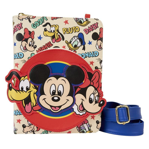 Loungefly Disney Classic Mickey and Friends crossbody journal-0