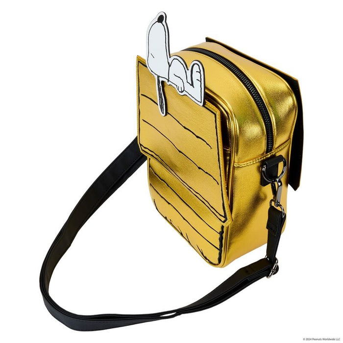 Loungefly Peanuts 75th Anniversary Snoopy Sleeping Doghouse crossbody bag-1