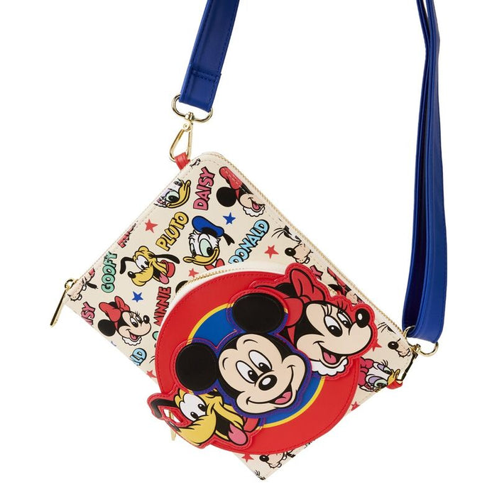 Loungefly Disney Classic Mickey and Friends crossbody journal-2