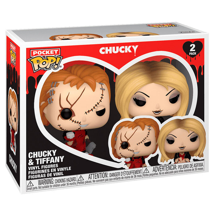 Pocket POP 2 figures pack Chucky & Tiffany Valentine-1