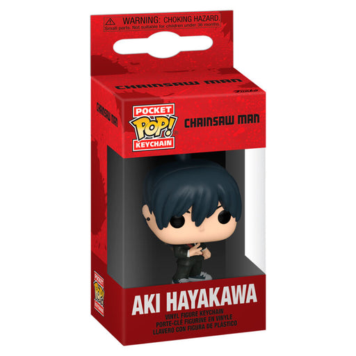 Pocket POP Keychain Chainsaw Man Aki Hayakawa-0