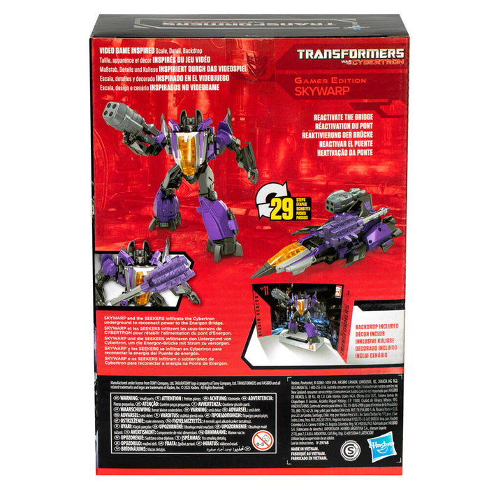 Transformers Cybertron Studio Series Gamer Edition Skywarp figure 16,5cm-5