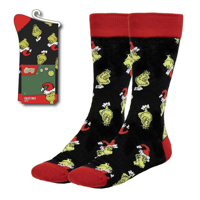 Grinch adult socks-1