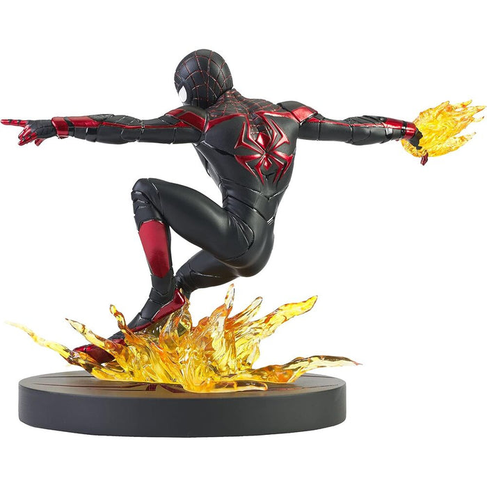 Marvel Gallery Comic Spiderman PS5 Miles Morales Figure 18cm-1