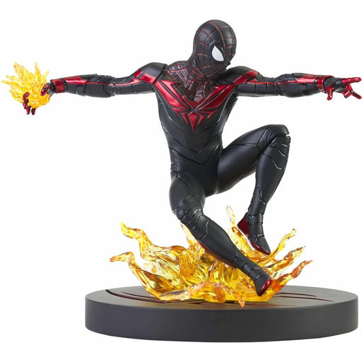 Marvel Gallery Comic Spiderman PS5 Miles Morales Figure 18cm-0
