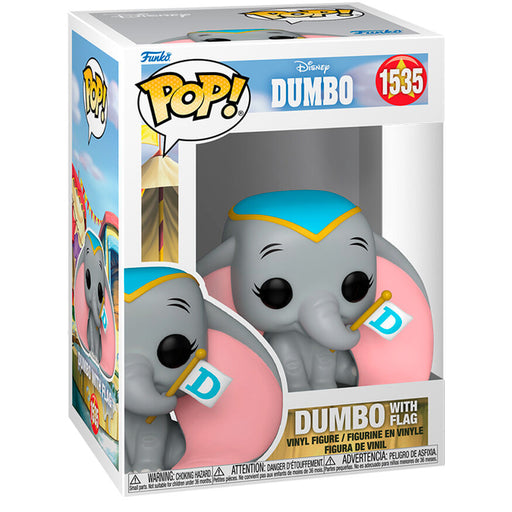 POP figure Disney Dumbo - Dumbo with Flag-0