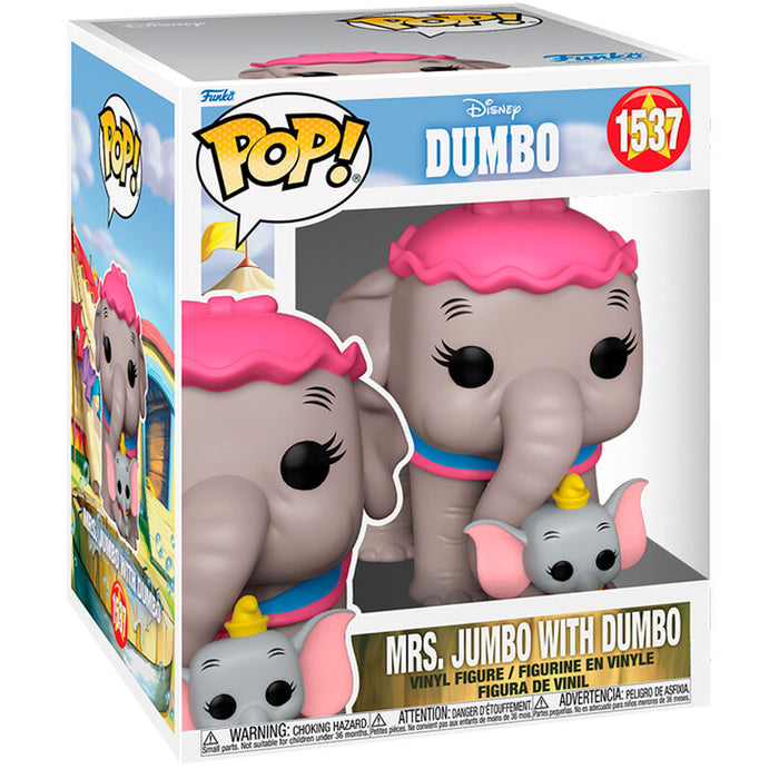 POP figure Super Disney Dumbo Mrs Jumbo with Dumbo-1