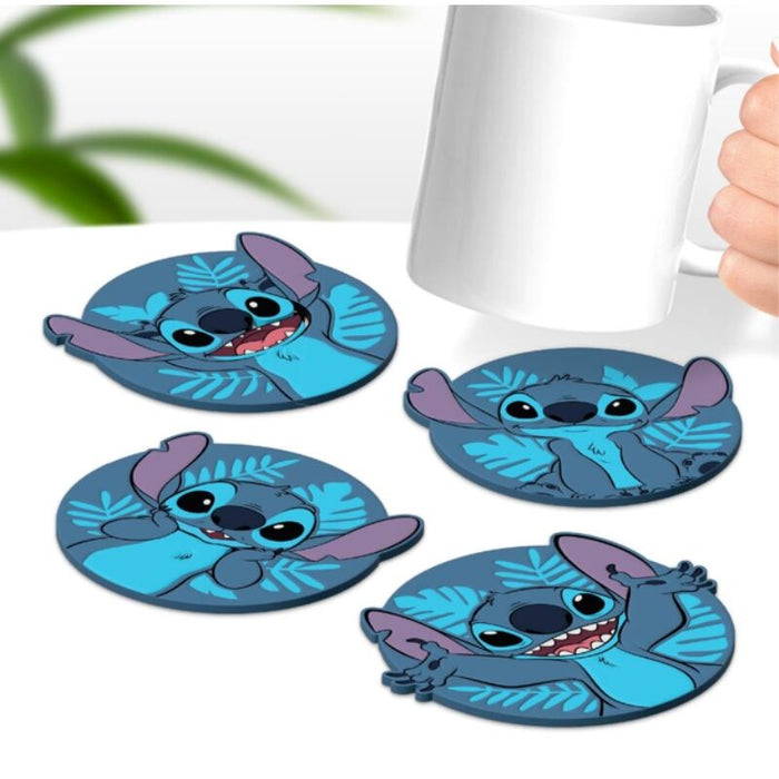 Disney Stitch Set 4 coasters-2