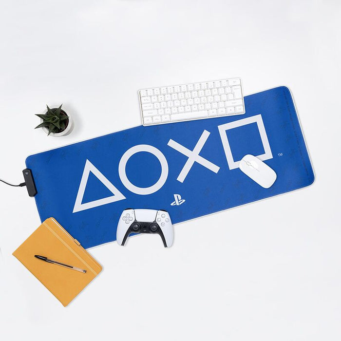PlayStation gaming light desk mat-3