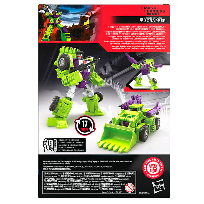 Transformers Studio Series Constructicon Scrapper figure 16,5cm-6