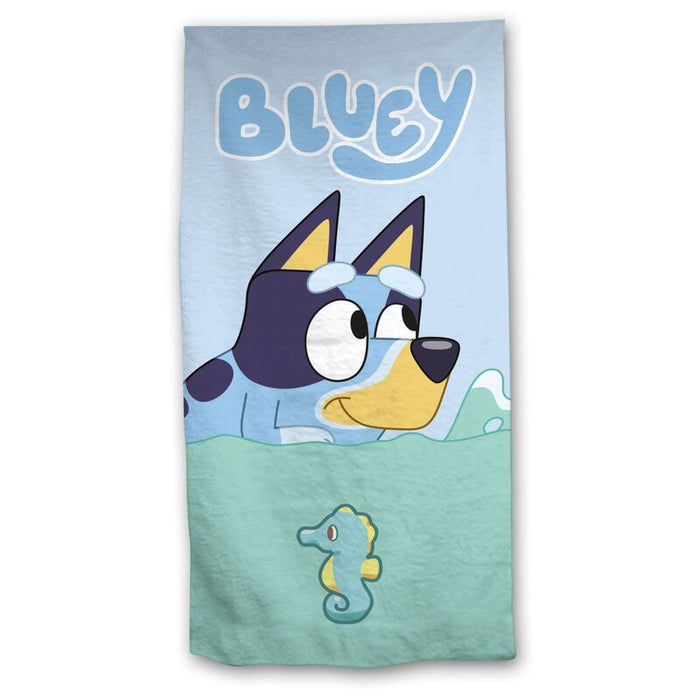 Bluey microfibre beach towel-0