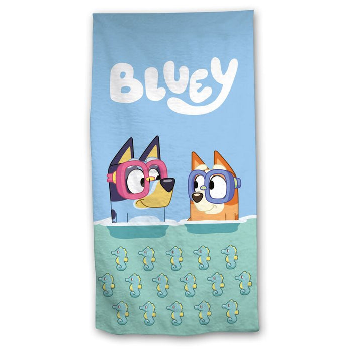 Bluey microfibre beach towel-0